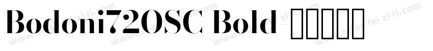 Bodoni72OSC Bold字体转换